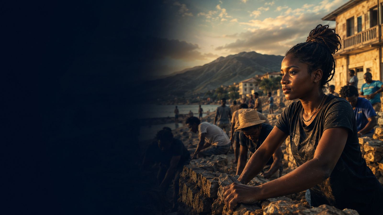 Community work in Haiti